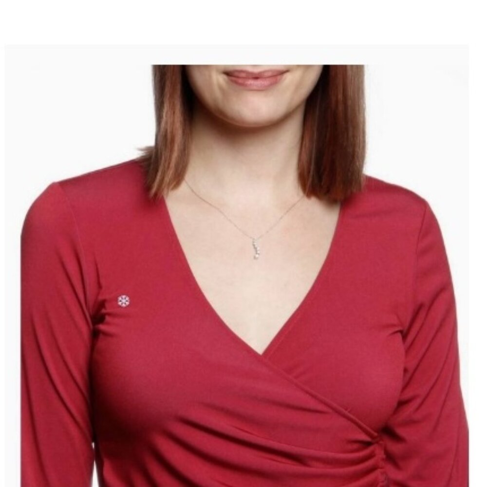 Genuine 14k Yellow Gold S Shape Cubic Zirconia Pendant With 14k 20" Clasp Chain